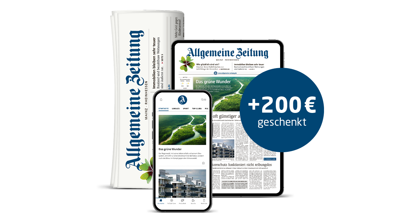 Allgemeine Zeitung - Weiterlesen und 200 € geschenkt - Base
