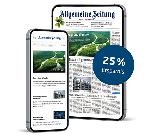 Allgemeine Zeitung - 6 Monate mit 25 % Rabatt lesen - Base
