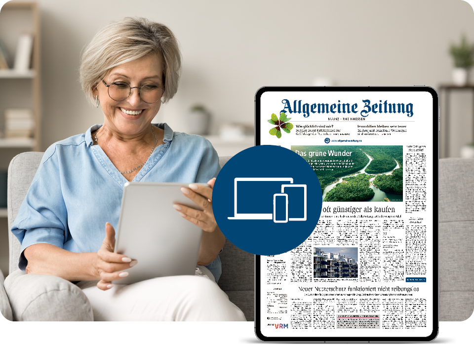 Allgemeine Zeitung Digitale News 4 Wochen gratis lesen Produkt
