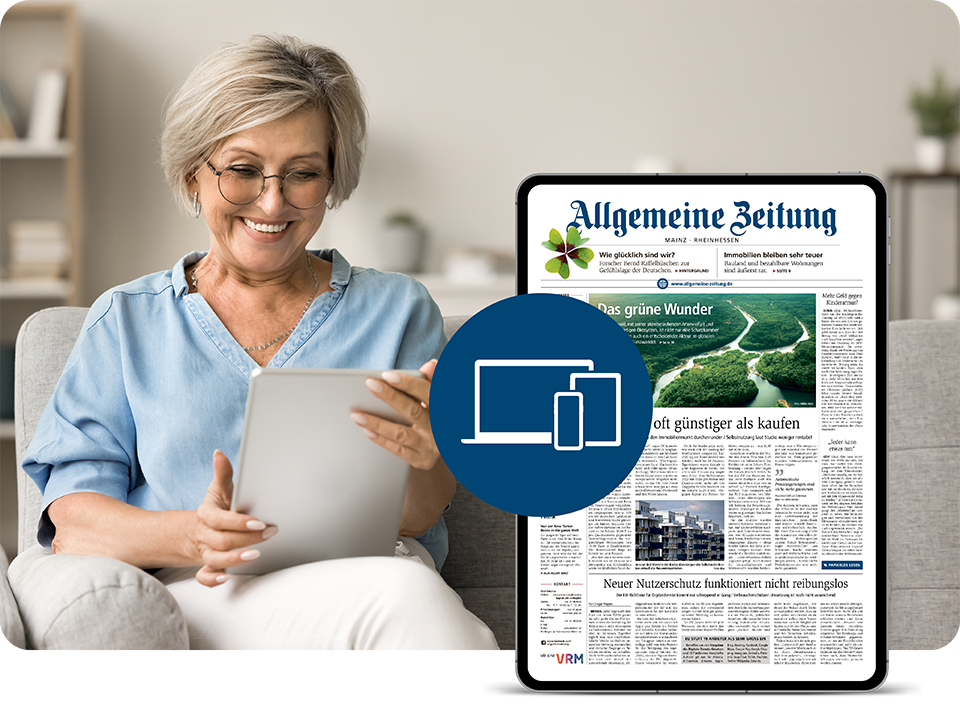 Allgemeine Zeitung Digitale News 4 Wochen gratis lesen Produkt