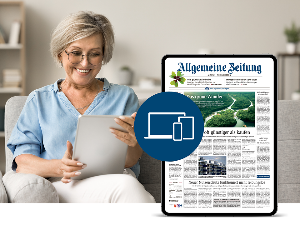 Allgemeine Zeitung - Jetzt zum Digitalpaket wechseln und Vorzugspreis sichern - Base