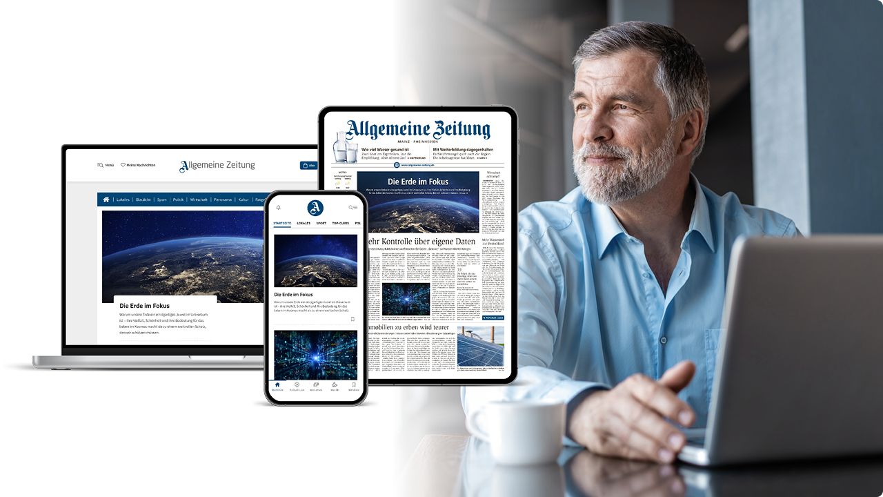 Allgemeine Zeitung - 3 Monate lesen, nur 2 zahlen - Base