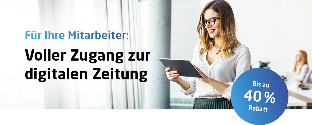 Unternehmensabo - bis 40% Rabatt!