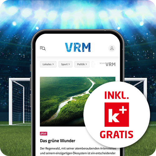 VRM Tageszeitungen 50 % Rabatt Digital komplett kicker+ gratis Produkt