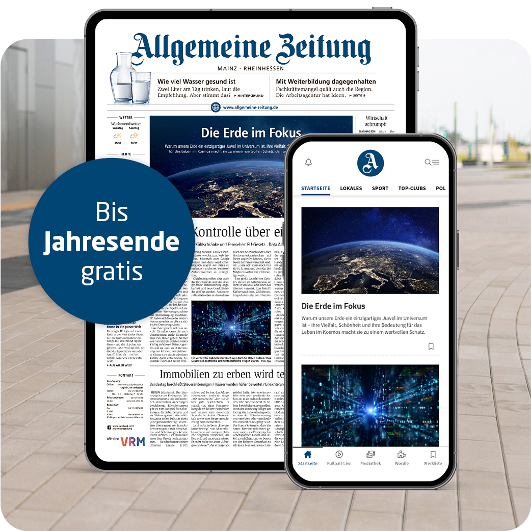 Allgemeine Zeitung Digital komplett bis Jahresende gratis lesen Produkt