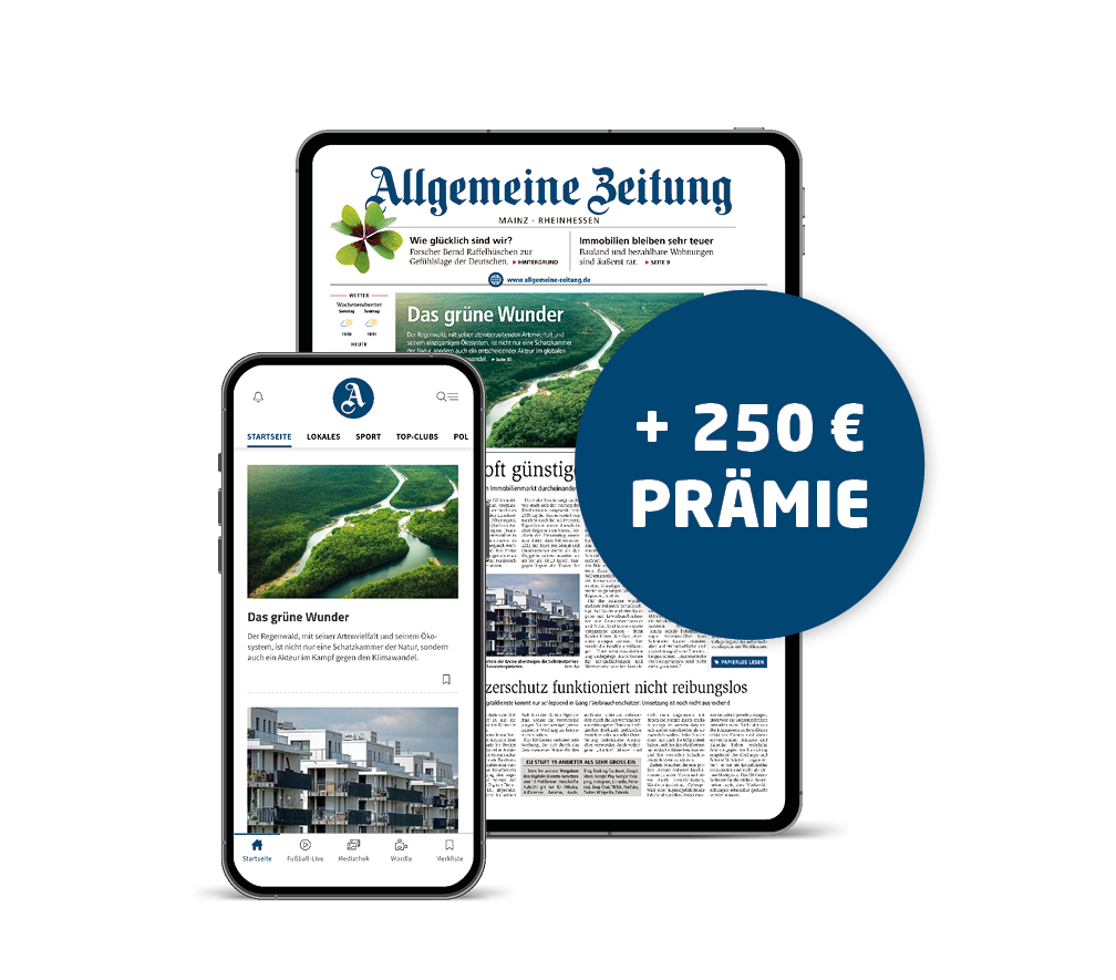 Allgemeine Zeitung - 250 € Maximalprämie sichern - Base