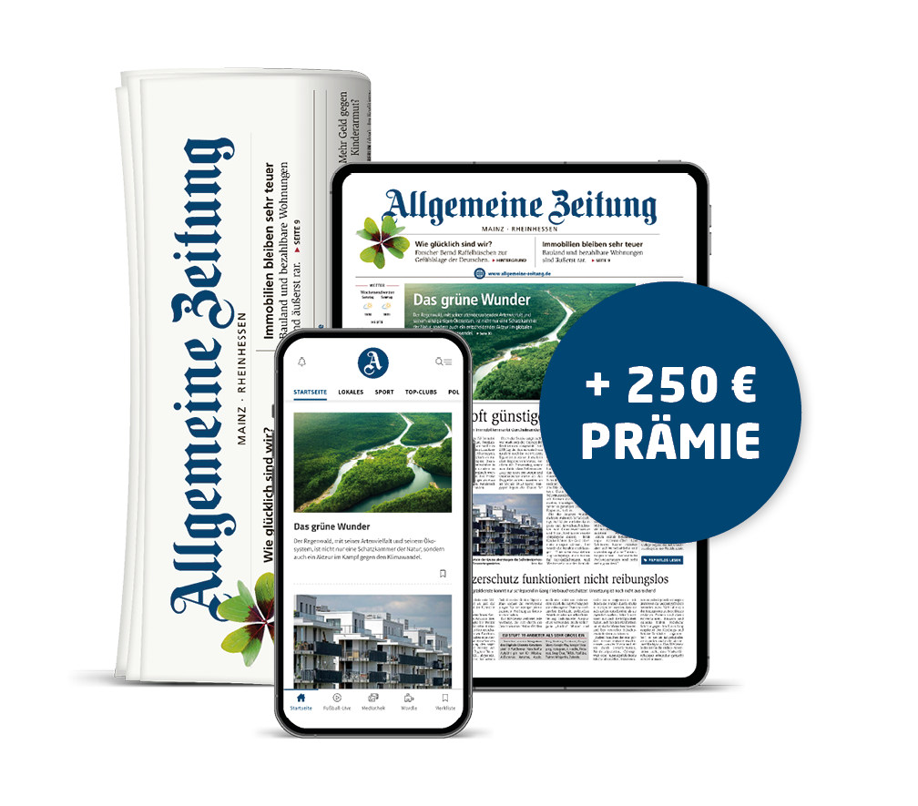Allgemeine Zeitung - 250 € Höchstprämie sichern - Base