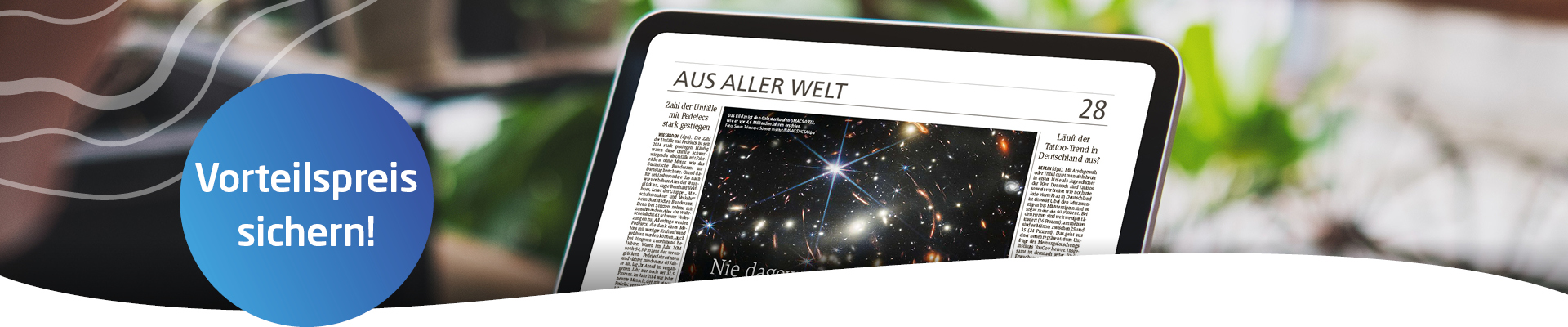 Machen Sie Schluss mit der Abopause! Reden Sie wieder mit.