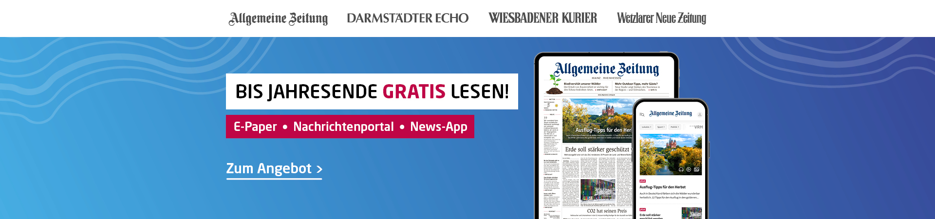 News in E-Paper, Web & App bis Jahresende kostenlos lesen