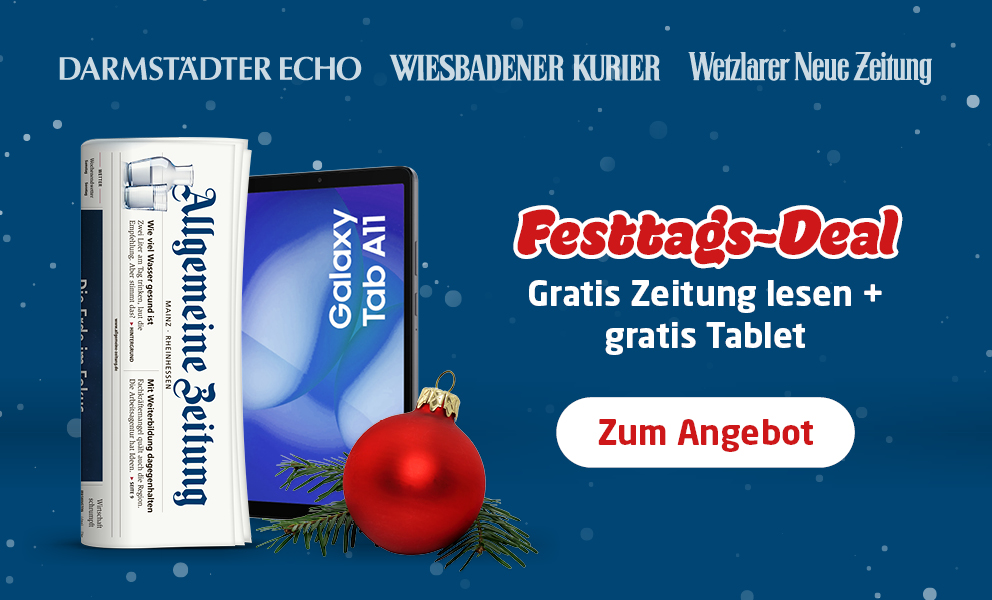 Link zum Angebot - Festtags-Deal: Gratis Zeitung lesen + gratis Samsung Galaxy Tab A11