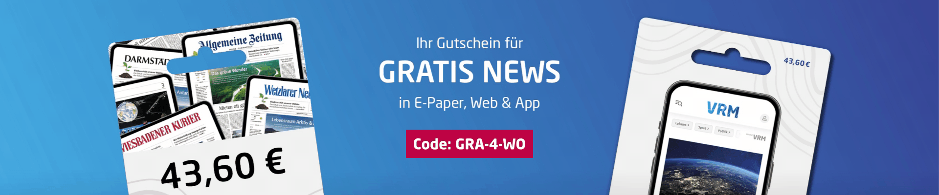 Link zum Angebot - 4 Wochen Gratis-News lesen