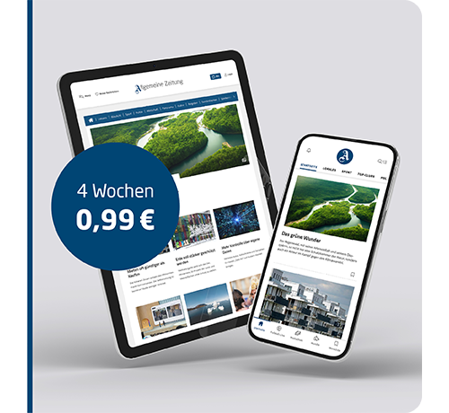 Allgemeine Zeitung plus 4 Wochen 0,99 €