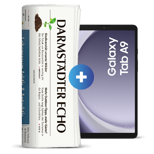 Darmstädter Echo gedruckte Zeitung Preisvorteil Gratis Tablet Angebot Produkt