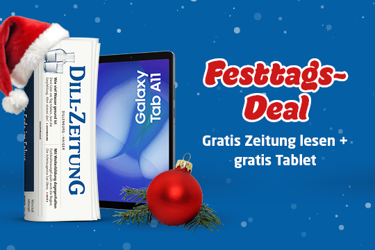 Print & Digital komplett bis Ende Februar kostenlos und mit gratis Samsung Galaxy Tab A11 – Base