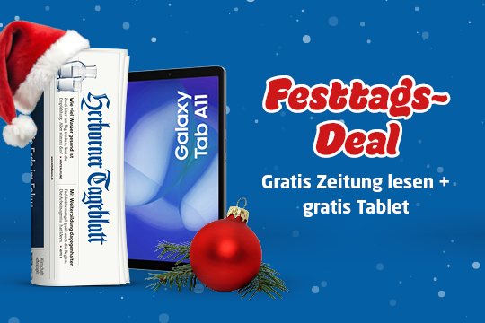 Print & Digital komplett bis Ende Februar kostenlos und mit gratis Samsung Galaxy Tab A11 – Base