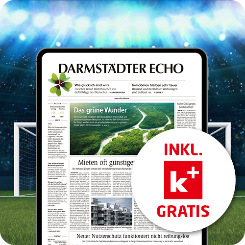 Darmstädter Echo 50 % Rabatt kicker+ gratis Produkt