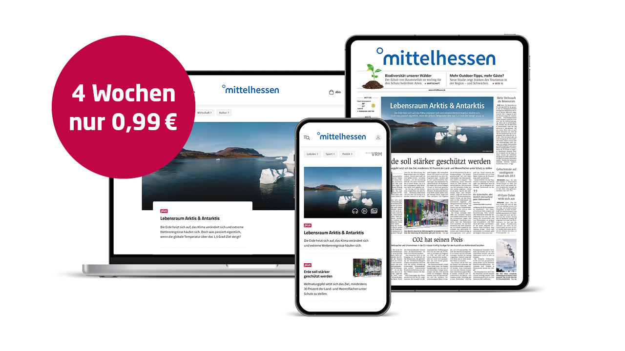mittelhessen digitale Tageszeitung im Komplettpaket 4 Wochen für 0,99 € Produkt