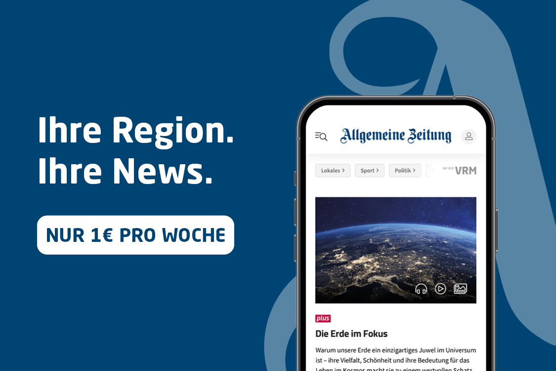 Allgemeine Zeitung plus 1 € pro Woche Angebot