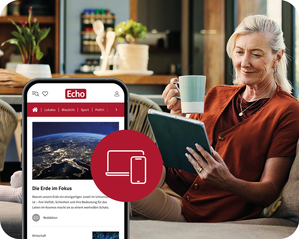 Echo Tageszeitung plus 1 € pro Woche 12 Monate Preisgarantie Produkt