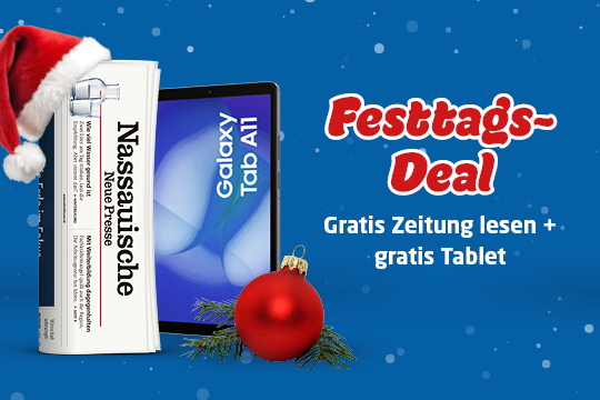 Print & Digital komplett bis Ende Februar kostenlos und mit gratis Samsung Galaxy Tab A11 – Base