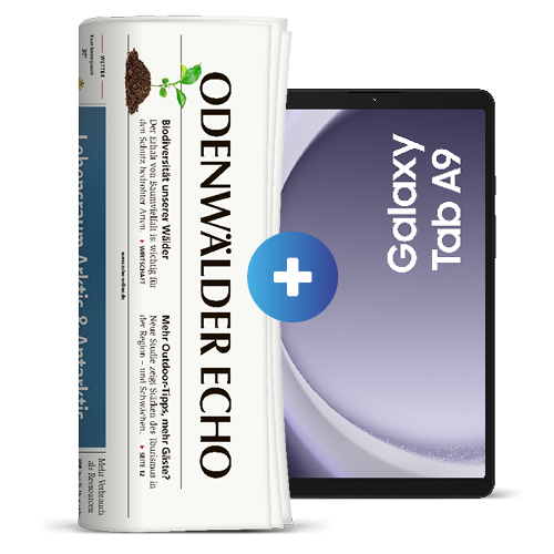 Odenwälder Echo gedruckte Zeitung Preisvorteil Gratis Tablet Angebot Produkt