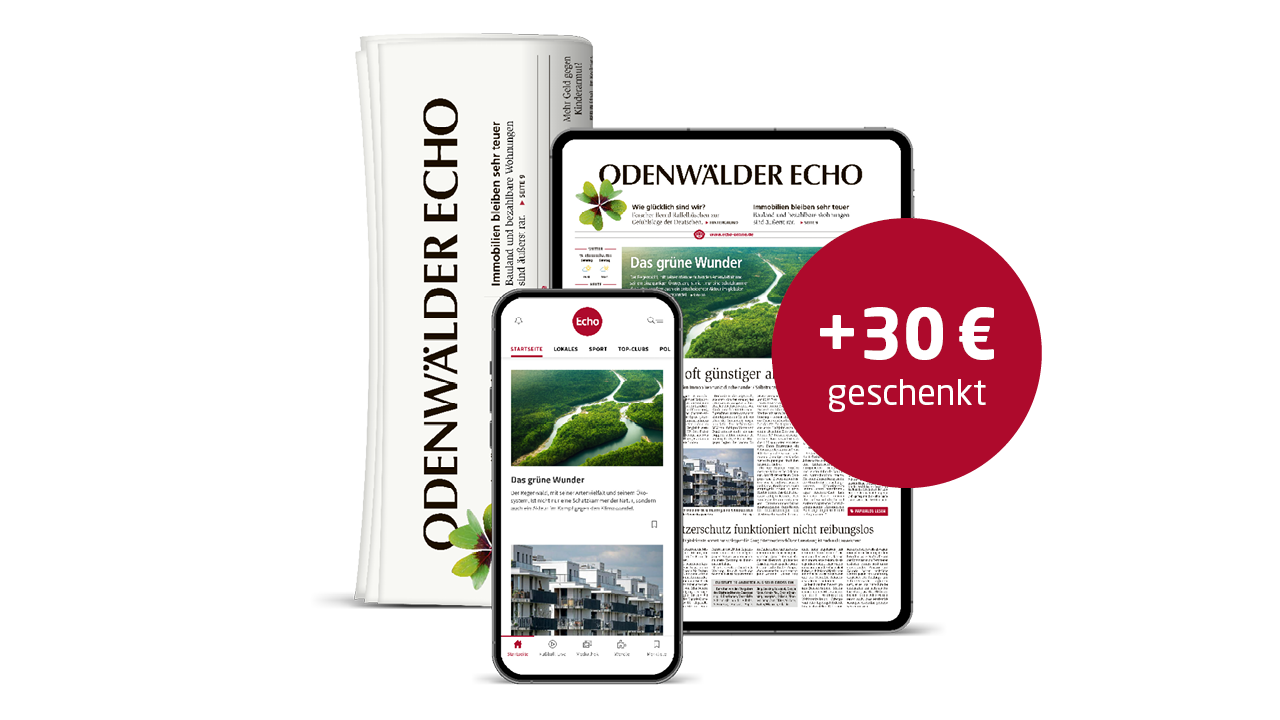 Odenwälder Echo Print & Digital komplett Student 30 € Barprämie
 
