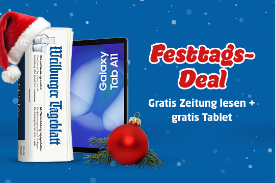Print & Digital komplett bis Ende Februar kostenlos und mit gratis Samsung Galaxy Tab A11 – Base