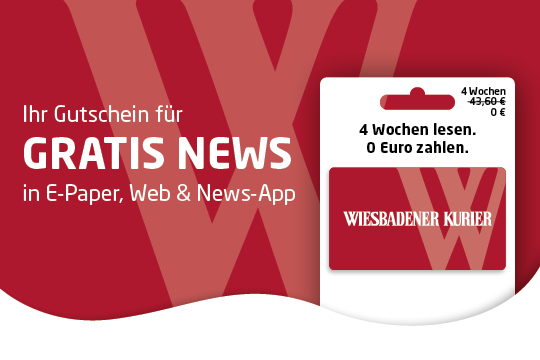 Wiesbadener Kurier - 4 Wochen lesen für 0 Euro - Base