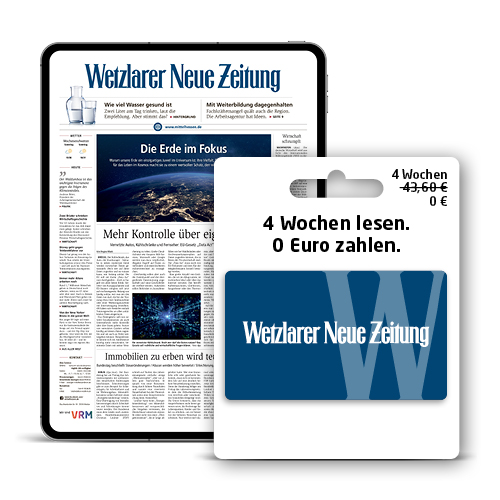 Wetzlarer Neue Zeitung - 4 Wochen lesen für 0 Euro - Base