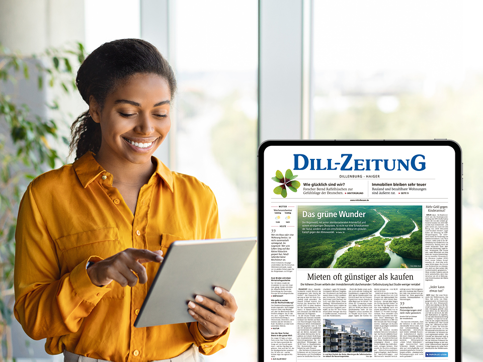 Dill-Zeitung - News in E-Paper, Web & App 4 Wochen für nur 0,99 € lesen - Mobile