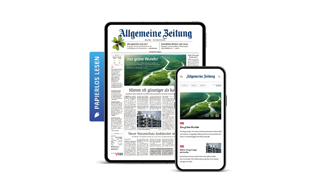 Ihr perfektes Abo Ihrer Allgemeinen Zeitung Print & Digital