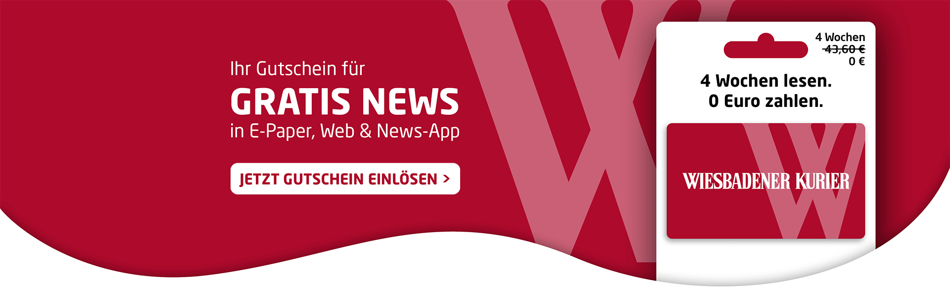 Link zum Angebot - Gutschein einlösen: 4 Wochen Gratis-News