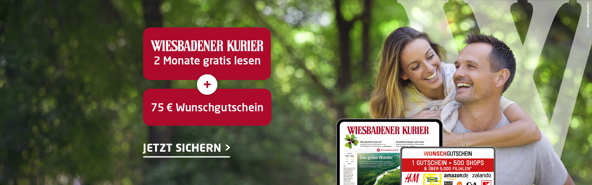 Link zum Angebot - 2 Monate gratis lesen + 75 € Wunschgutschein
