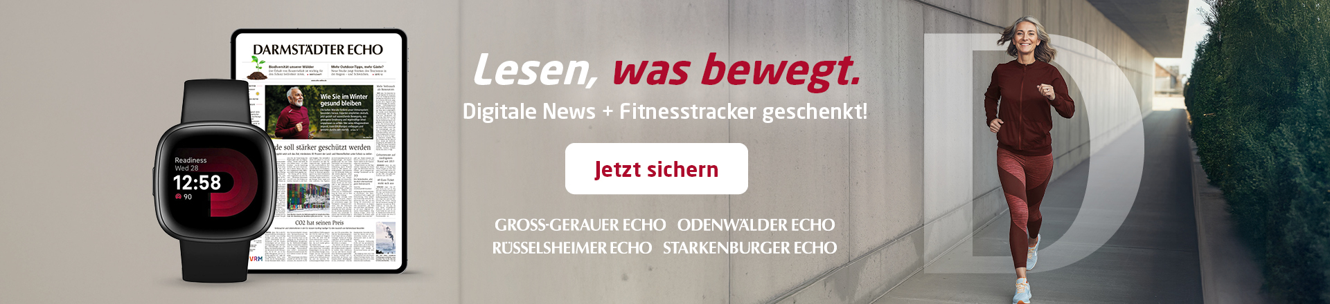Link zum Angebot - Digitale News + Fitnesstracker geschenkt!
