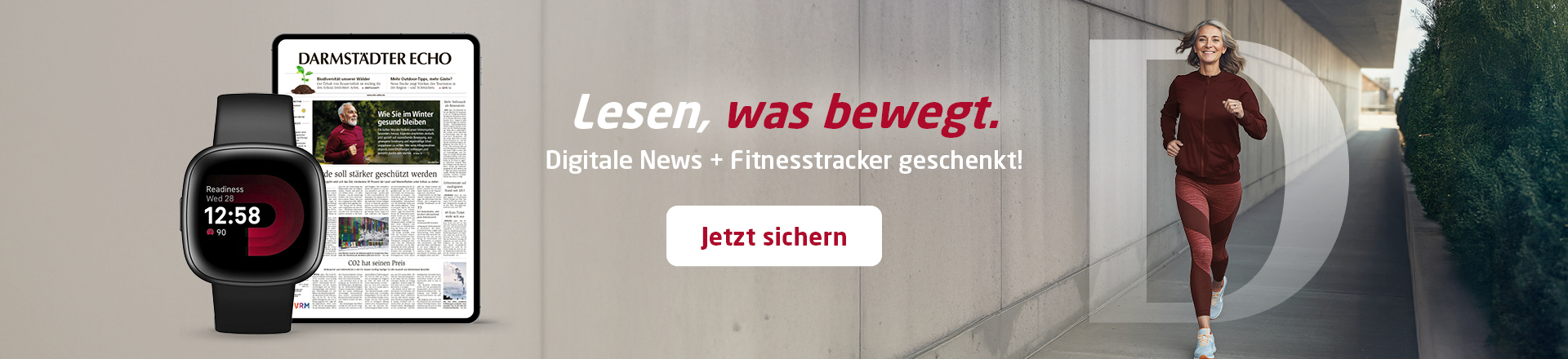 Link zum Angebot - Digitale News + Fitnesstracker geschenkt!