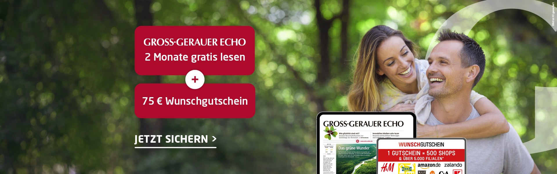 Link zum Angebot - 2 Monate gratis lesen + 75 € Wunschgutschein