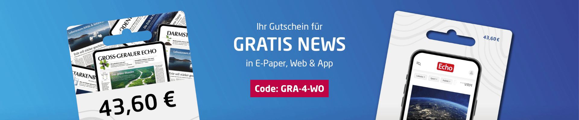 Link zum Angebot - 4 Wochen Gratis-News lesen