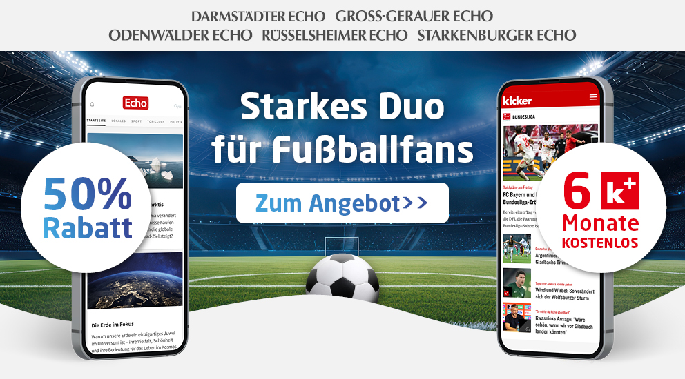 50 % Rabatt auf die regionale Tageszeitung inkl. 6 Monate kicker+ gratis