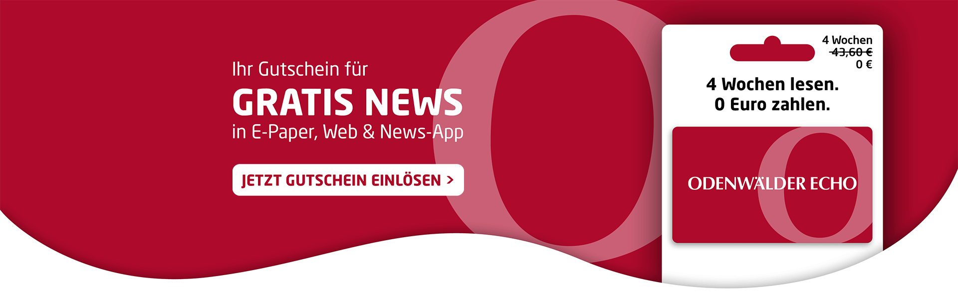 Link zum Angebot - Gutschein einlösen: 4 Wochen Gratis-News