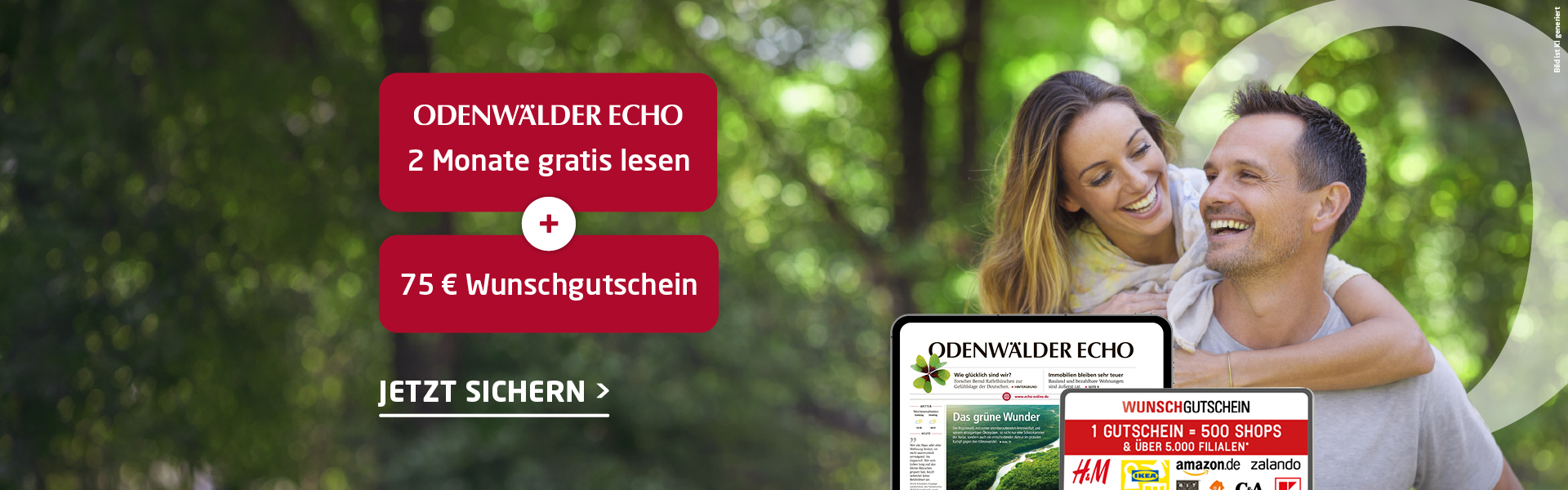 Link zum Angebot - 2 Monate gratis lesen + 75 € Wunschgutschein