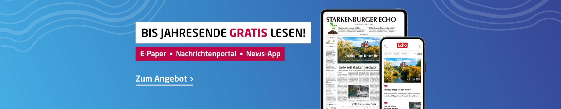 News in E-Paper, Web & App bis Jahresende kostenlos lesen