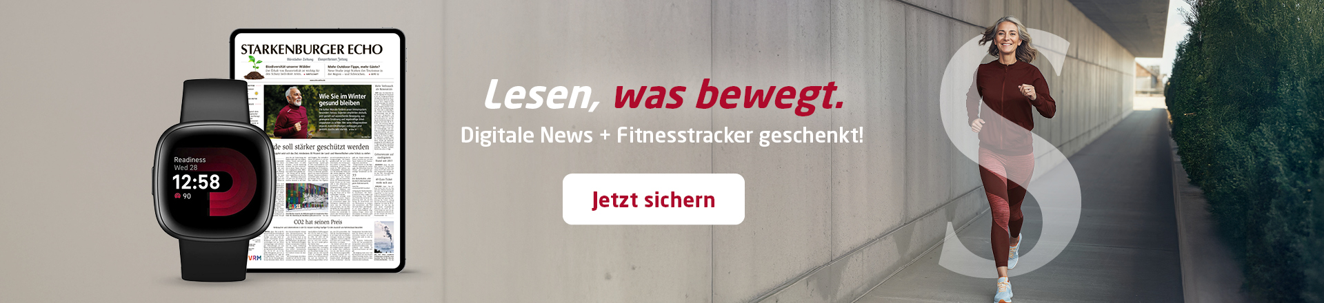 Link zum Angebot - Digitale News + Fitnesstracker geschenkt!