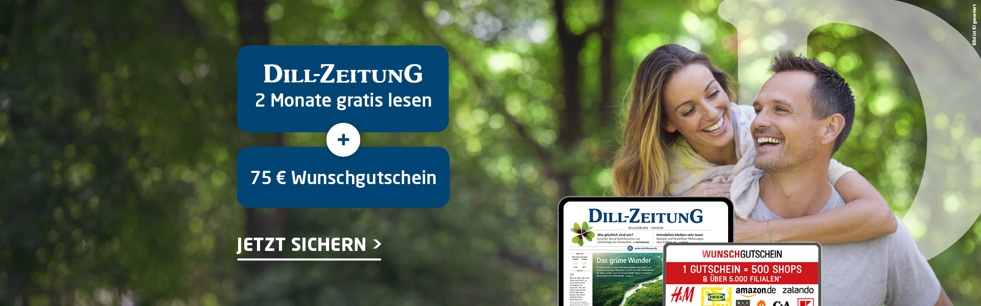 Link zum Angebot - 2 Monate gratis lesen + 75 € Wunschgutschein