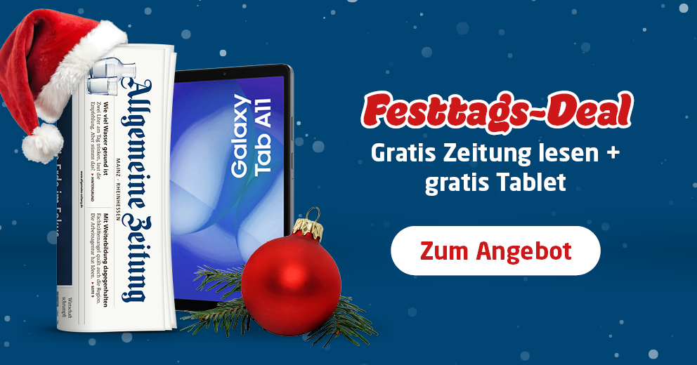 Link zum Angebot - Festtags-Deal: Gratis Zeitung lesen + gratis Samsung Galaxy Tab A11