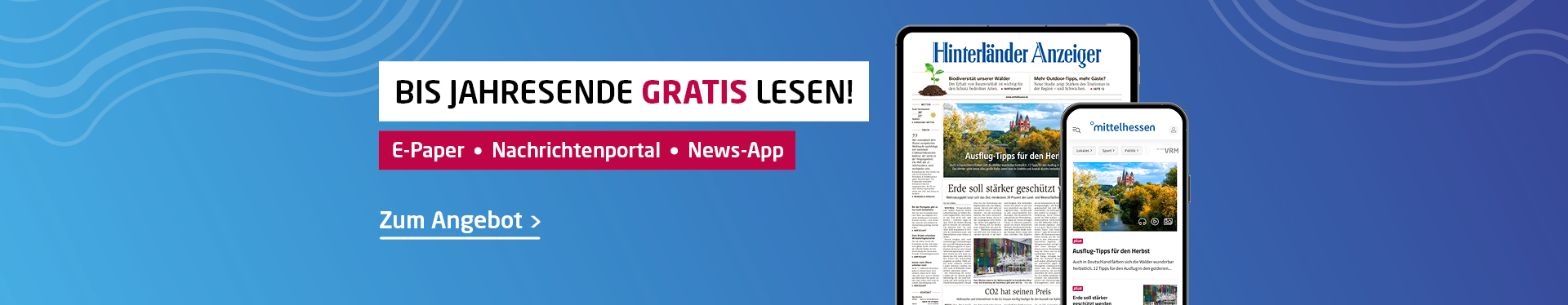News in E-Paper, Web & App bis Jahresende kostenlos lesen