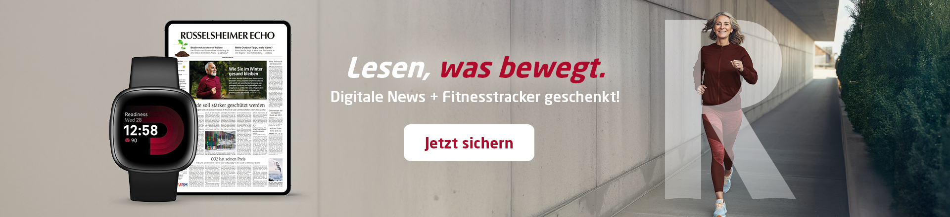 Link zum Angebot - Digitale News + Fitnesstracker geschenkt!