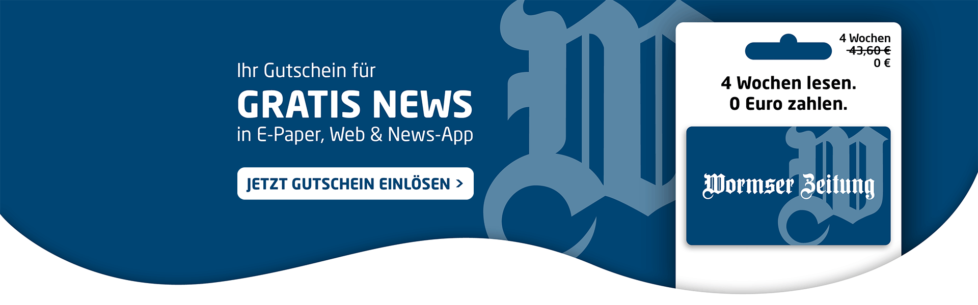 Link zum Angebot - Gutschein einlösen: 4 Wochen Gratis-News