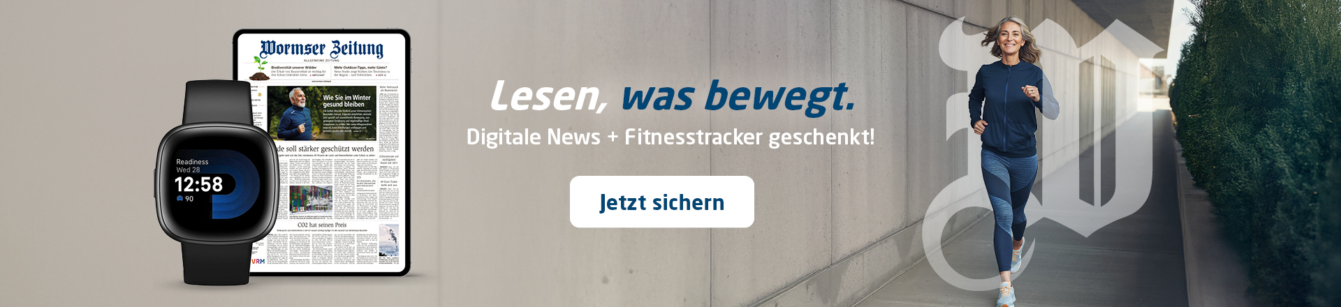 Link zum Angebot - Digitale News + Fitnesstracker geschenkt!