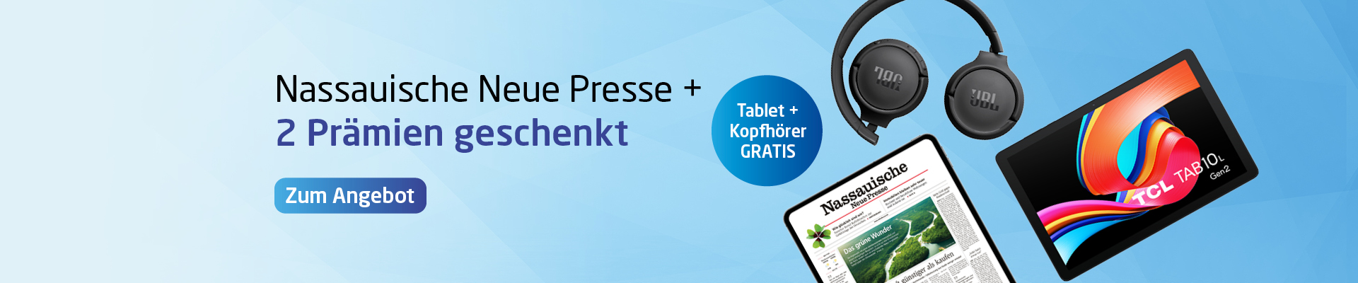 Link zum Angebot - Jetzt das Digitalpaket inklusive zwei gratis Prämien sichern.
