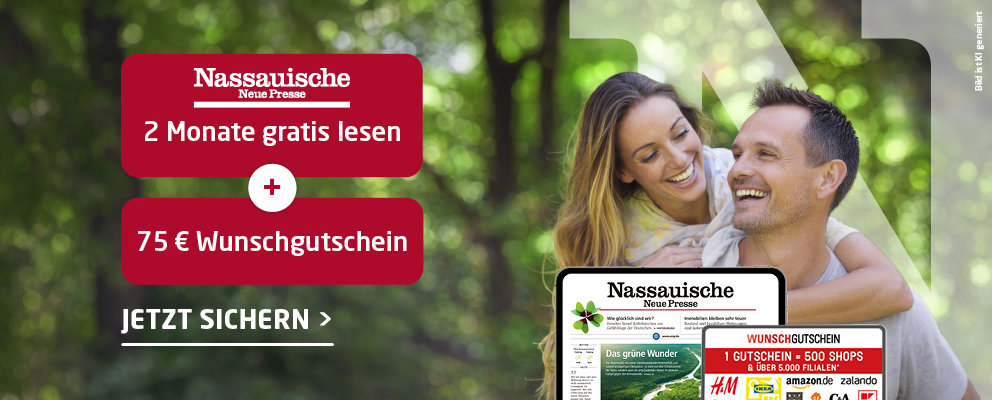 Link zum Angebot - 2 Monate gratis lesen + 75 € Wunschgutschein